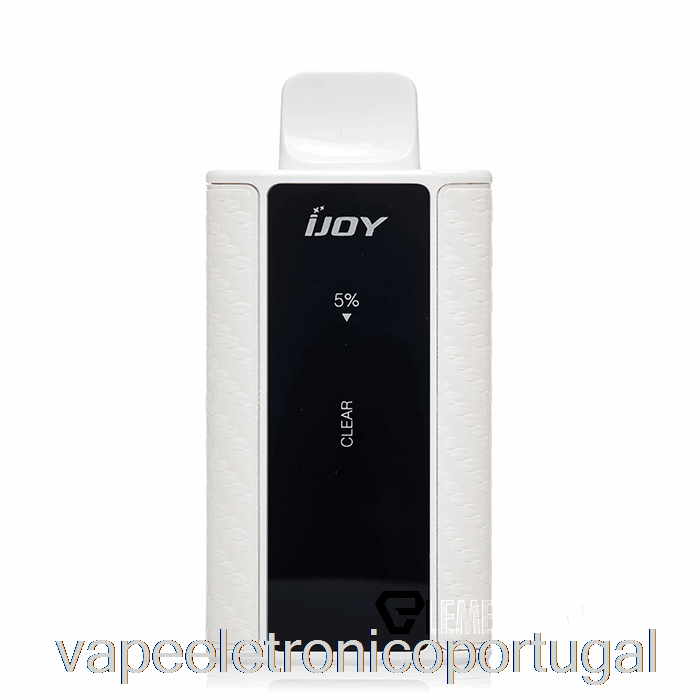 Vape Eletrônico Ijoy Capitão 10000 Descartável Transparente